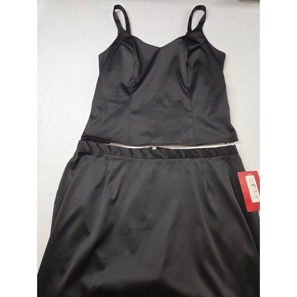 JS Collection | Womens | 2Pc | Black | Skirt and Top | Size 18 | NWT